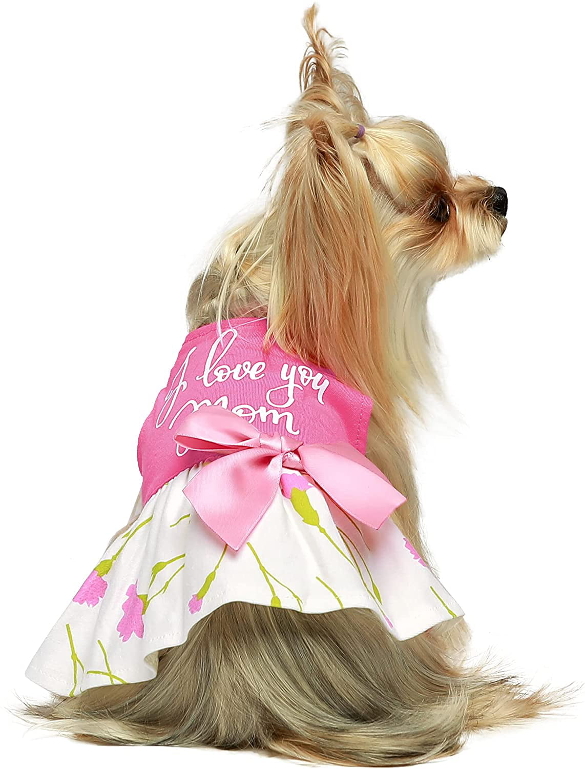 Fitwarm Holiday Theme Dog Dresses for Birthday Mother's Day Valentines Day St Patricks Day Easter Day Haloween Dog Clothes Holiday Festival Dog Dresses Puppy Party Costumes XXS