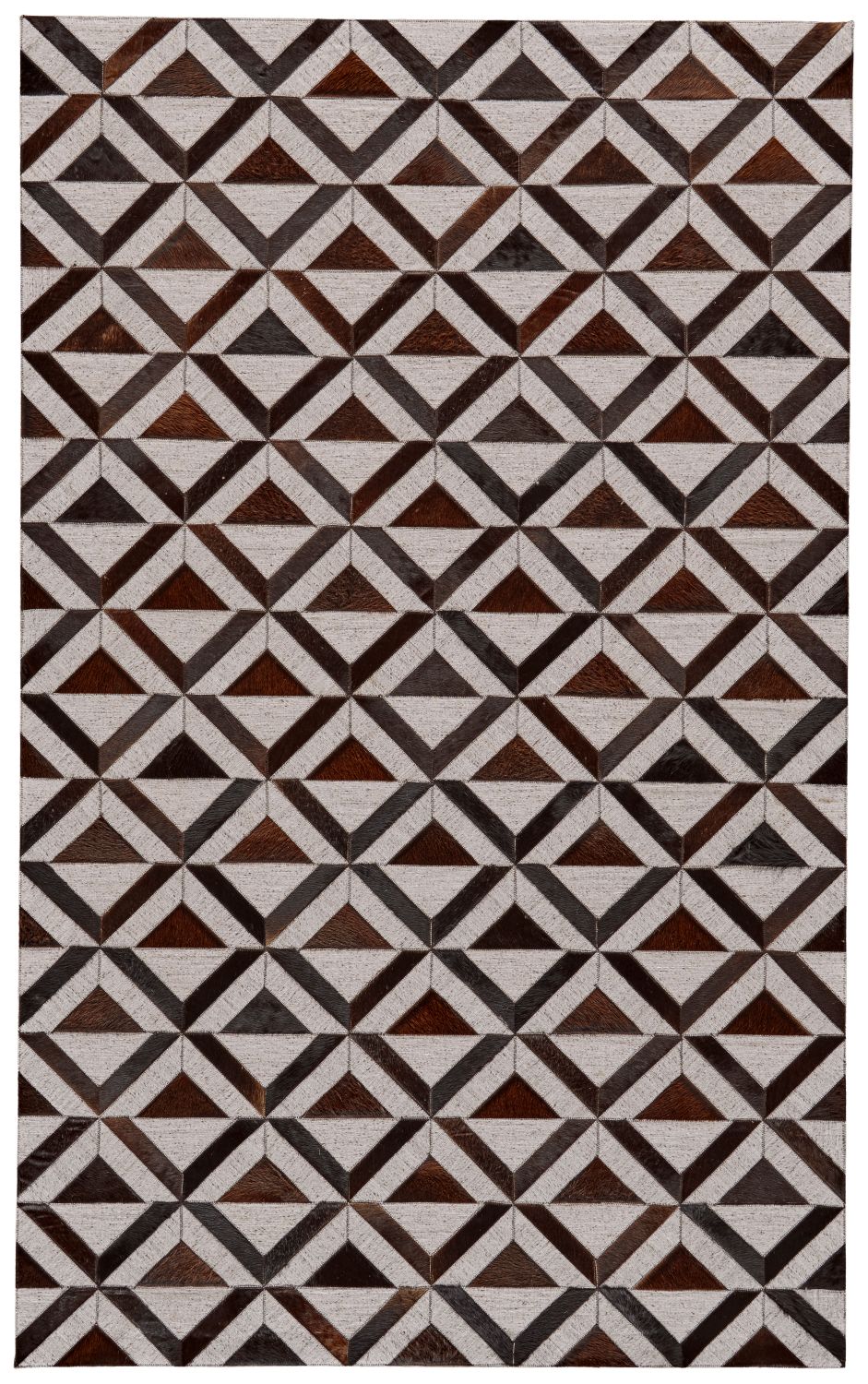 Canady Gray and Brown Rug by BD Fine