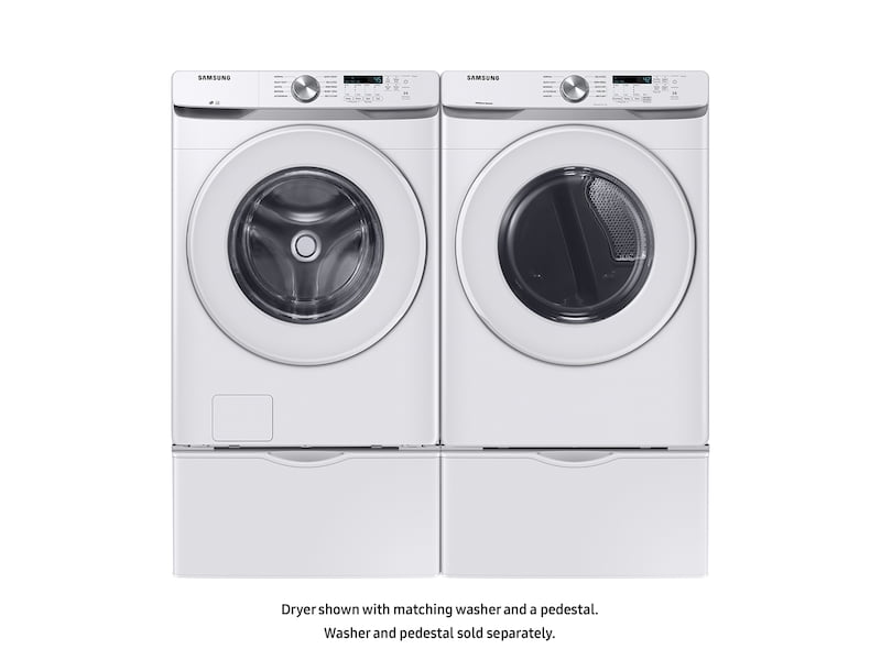 Samsung DVE45T6000W 7.5 Cu. Ft. Electric Dryer With Sensor Dry In White