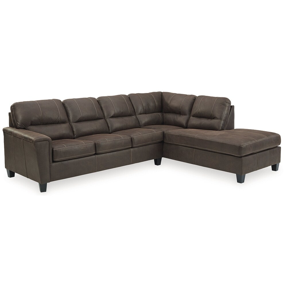 Signature Design by Ashley Navi 2 Piece Sectional with Chaise   117\