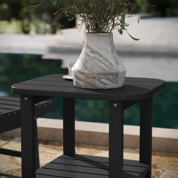 AllWeather Adirondack Style Patio Side Table