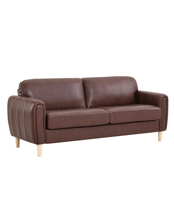 Serta Gorm 78 Faux Leather Sofa