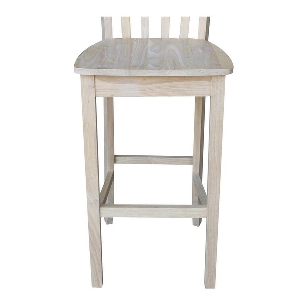 S-3013 Slatback Stool， 30