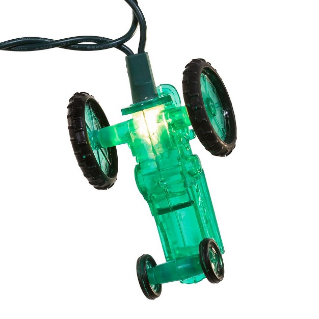 Kurt Adler 10 Light Green Tractor Light Set