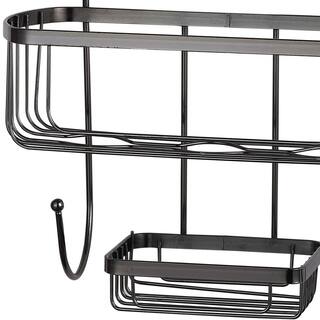 Home Basics Large Black Shower Caddy SC00747