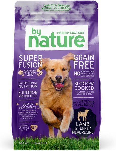 By Nature Pet Foods Grain-Free Lamb and Turkey Meal Recipe Dry Dog Food