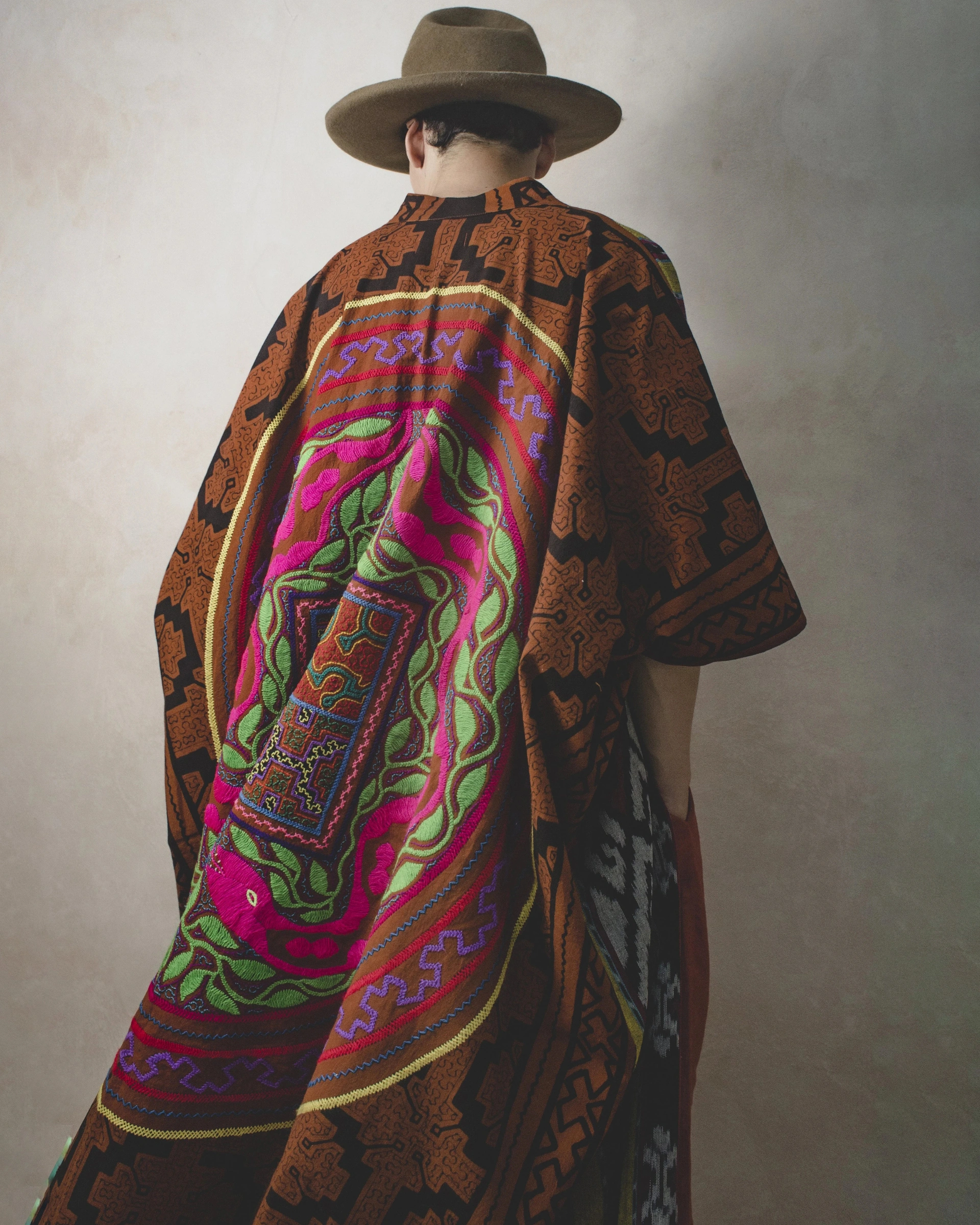 Loose and super long Shipibo Kimono