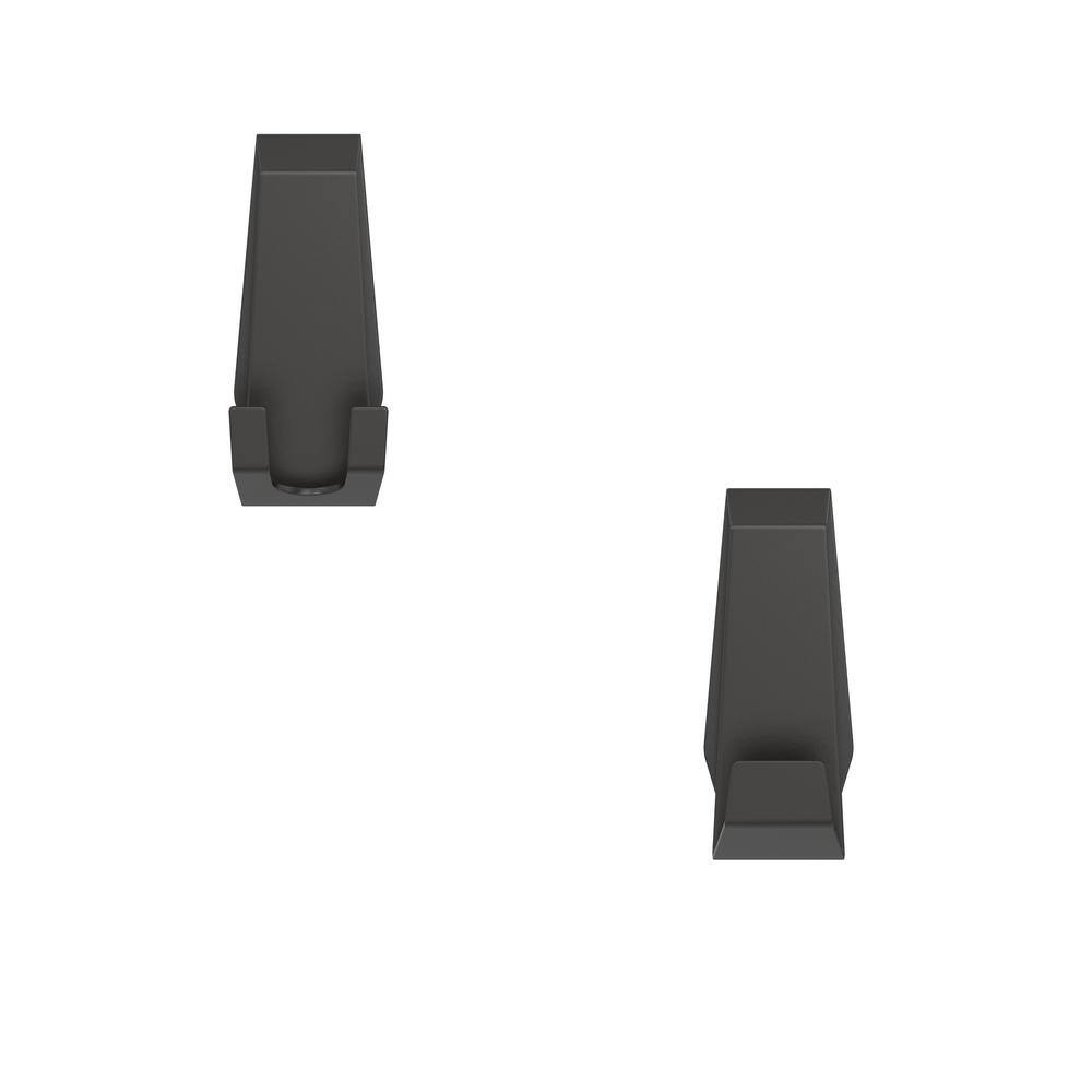 Better Living FACET Robe Hook Set in Matte Black 13866