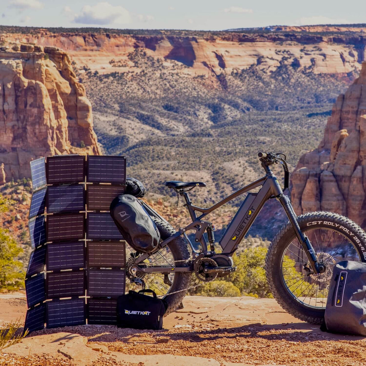 Quietkat Portable E-Bike Solar Charging Station