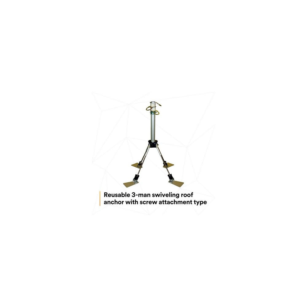 DBI Sala 3 Man Swiveling Roof Anchor ;