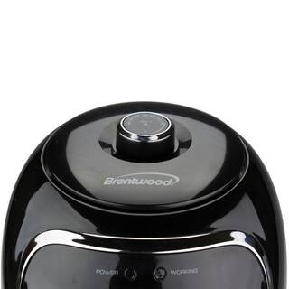 Brentwood Appliances 2 qt. Black Small Electric Air Fryer with Timer and Temperature Control AF-202BK