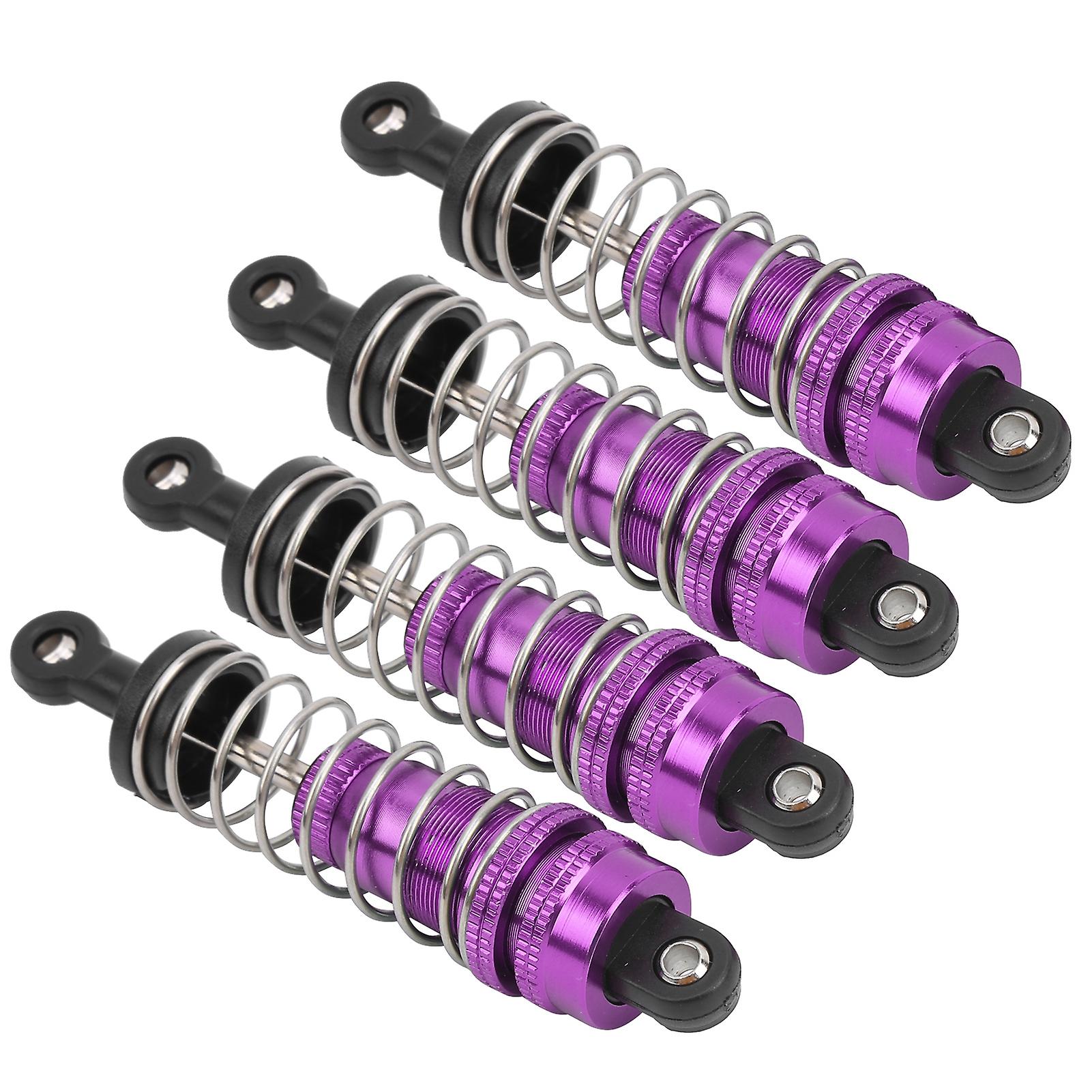 4pcs Shock Struts Damper Replacement Accessory Fit For Wltoys 144001 1/14 Rc Carpurple