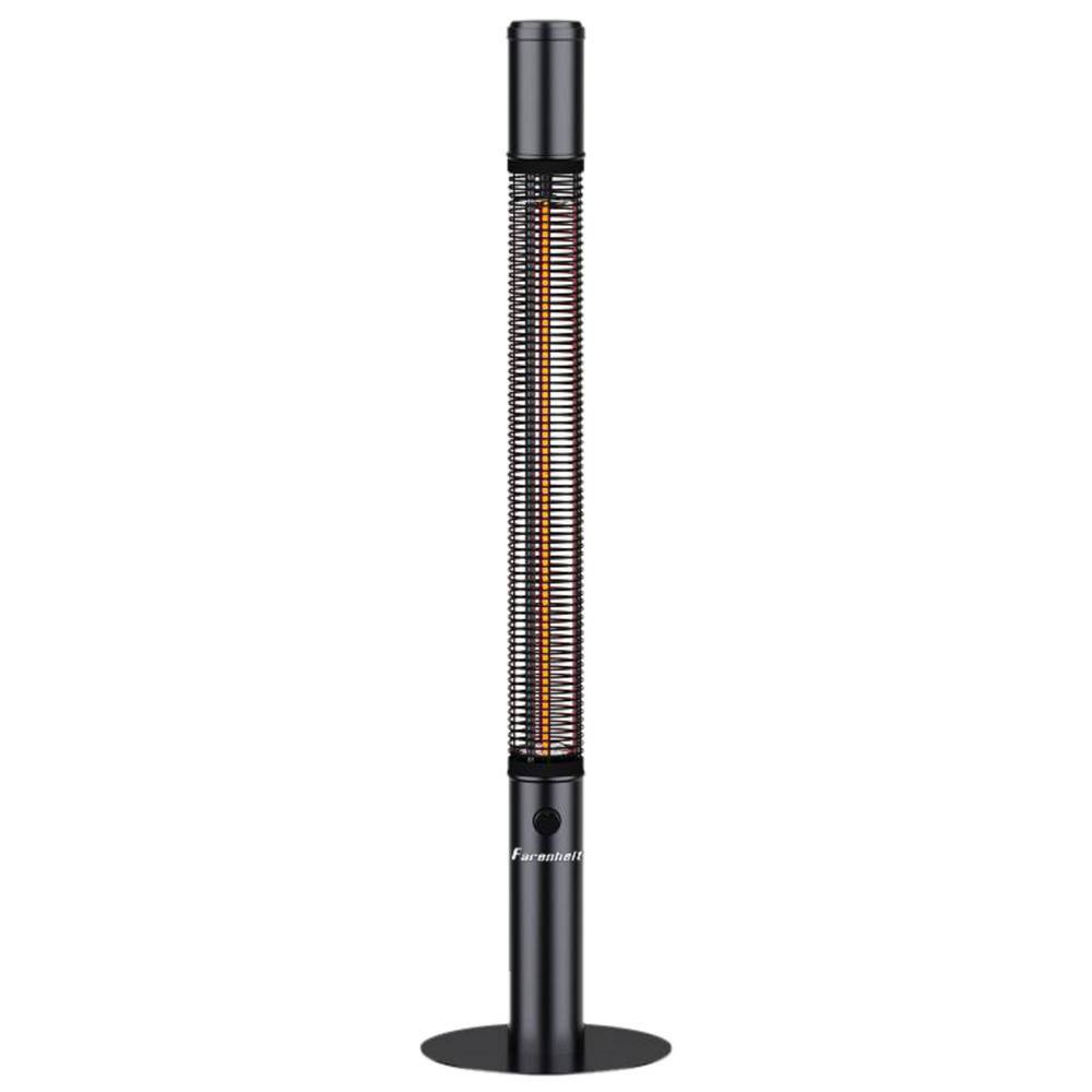 FARENHEIT 1500-Watt Outdoor Electric Infrared Tower Heater in Black TH-59BK