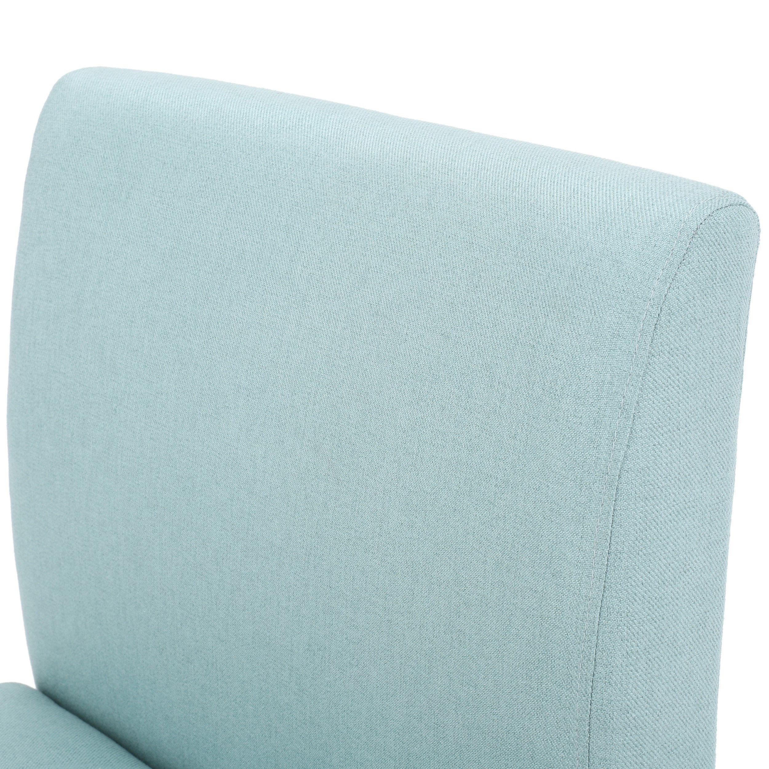 Kendal Contemporary Fabric Slipper Accent Chair