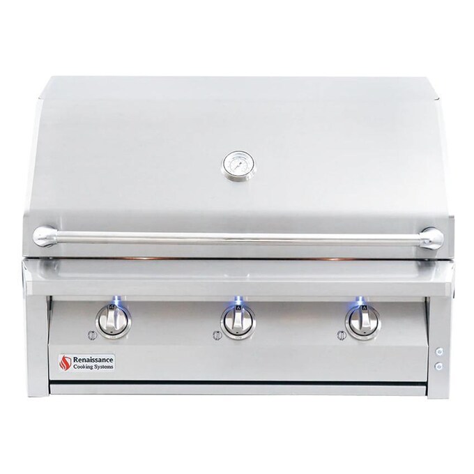 American Renaissance Grill by RCS 36-Inch 3-Burner Built-In Propane Gas Grill