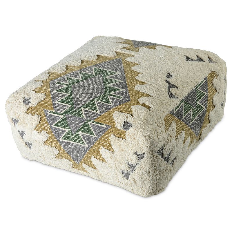 Steve Silver Co. Lyssa Jacquard Fabric Pouf