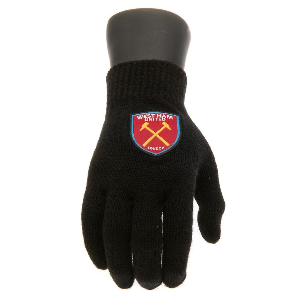 West Ham United FC Official Junior Knitted Gloves