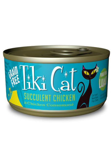 Tiki Cat Succulent Chicken Cat Food Can， 2.8 oz