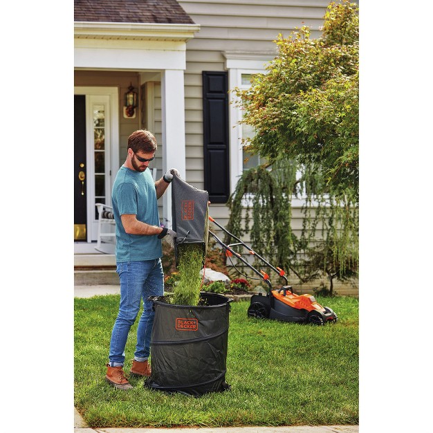 Black amp Decker Bemw472bh 120v 10 Amp Brushed 15 In Corded Lawn Mower With Comfort Grip Handle