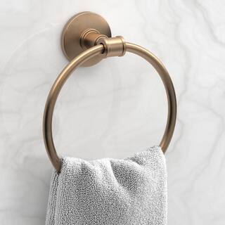 Glacier Bay Parsons Towel Ring Brushed Gold BTH-086-224-BG