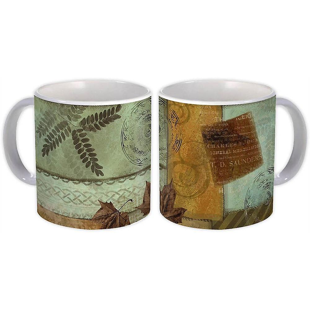 Gift Mug: Leaves Wood Maple