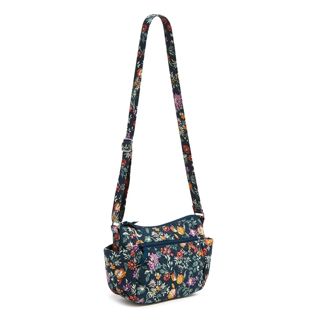 Vera Bradley  On the Go Crossbody Bag in Fresh-Cut Floral Green