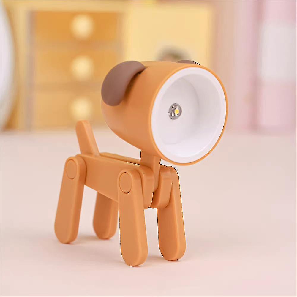 Cartoon Puppy Led Night Light Table Lamp Phone Holder Bracket