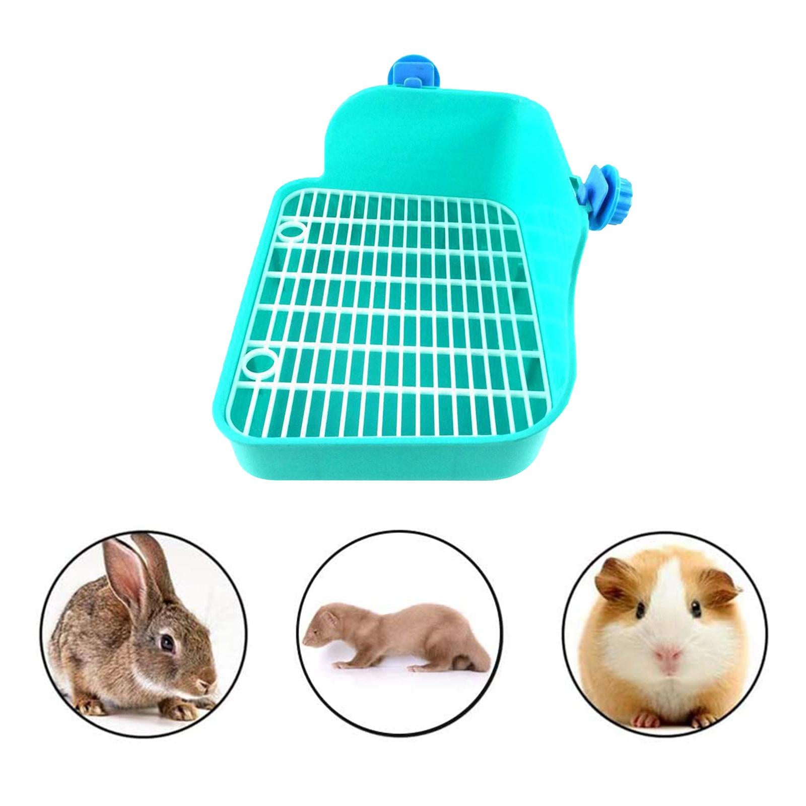 Rabbit Litter Box - Litter Box Potty Cage Rectangular Trainer Green