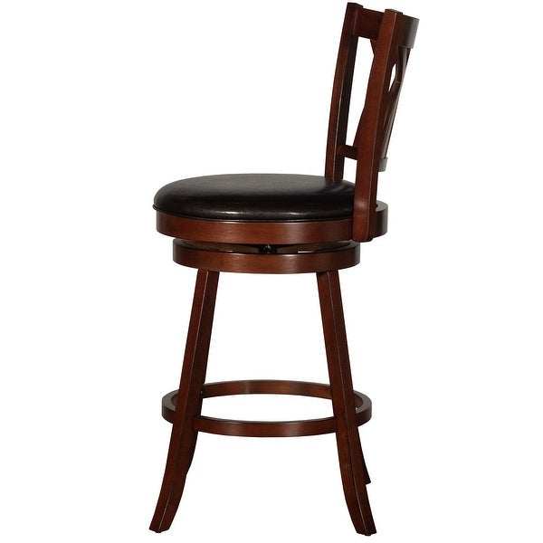 Hillsdale Furniture Tateswood Wood Swivel Stool， Cherry