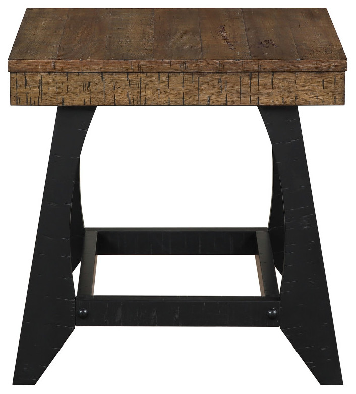 Ralston End Table   Industrial   Side Tables And End Tables   by Steve Silver  Houzz