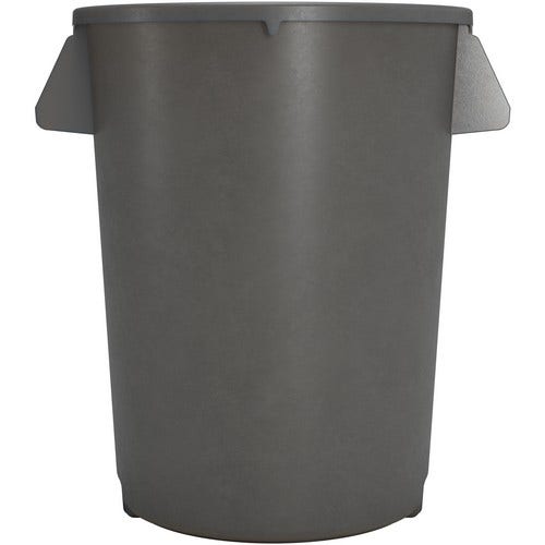 Carlisle 84104423 Bronco Round Waste Container - 44 Gallon Capacity， Gray