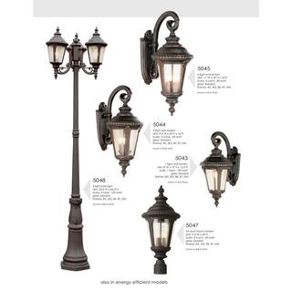 Bel Air Lighting Commons 1-Light Black Coach Outdoor Wall Light Fixture with Seeded Glass 5040 BK