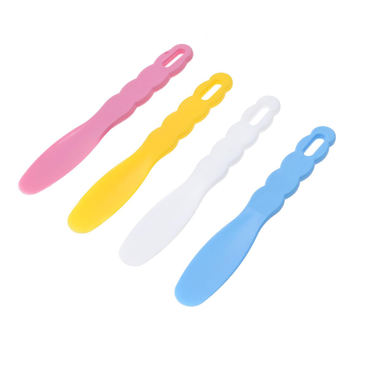 4pcs Heat-resistant Professional Assorted Plastic Mixing Spatula For Dental Medicine