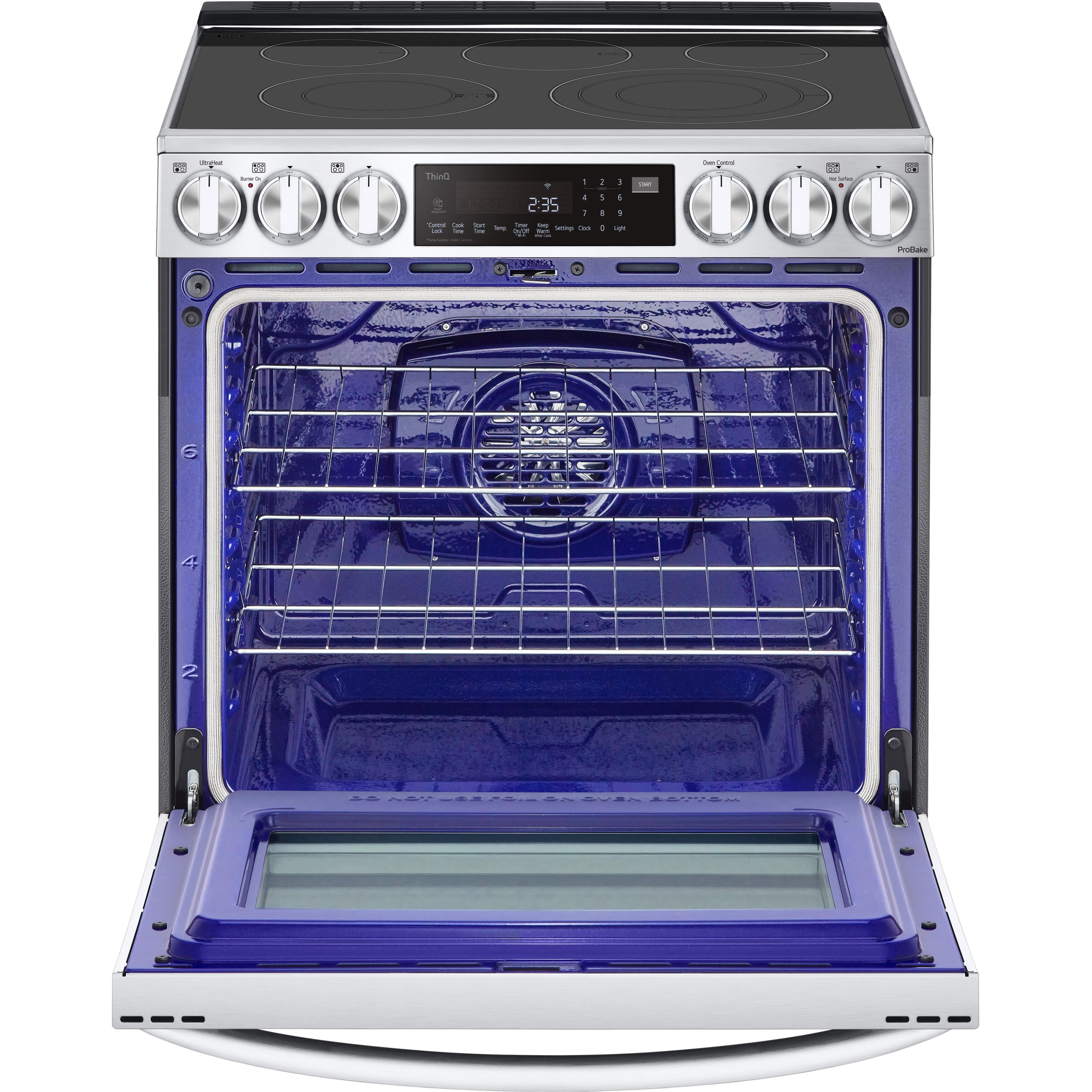 LG 30-inch Slide-In Electric Range with Air Fry LSEL6335F