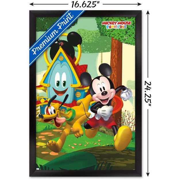 Trends International Disney Mickey Mouse Funhouse Teaser Framed Wall Poster Prints