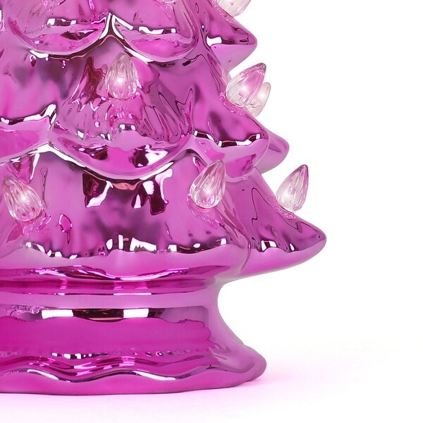 Pink Pearl Ceramic Christmas Tree