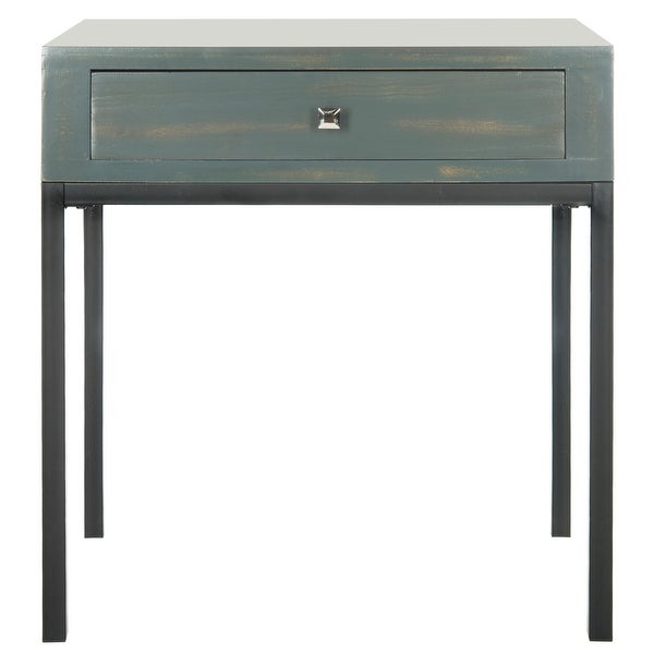 SAFAVIEH Adena Dark Teal End Table - 24