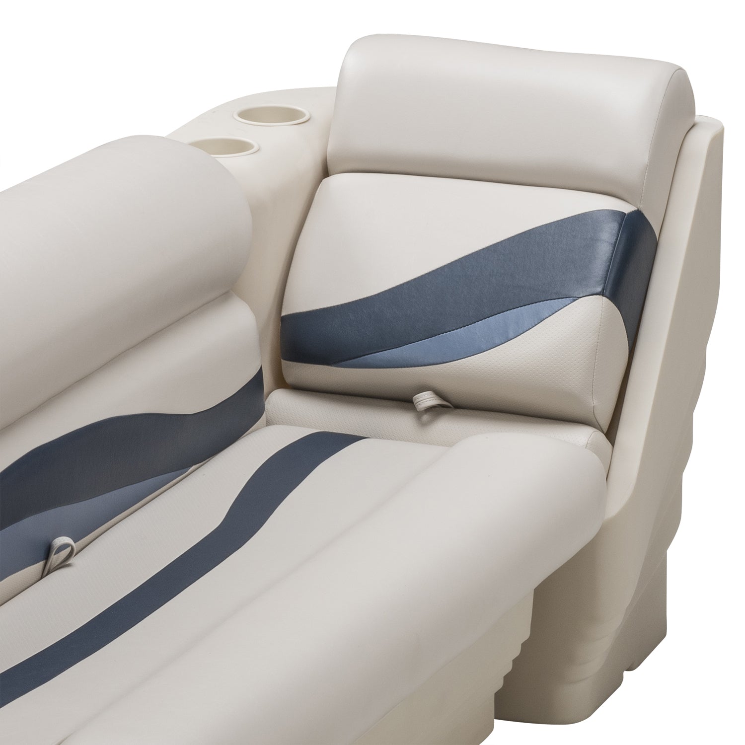 Wise BM13006L-1730 Premier Series Pontoon Left Radius Lean Back Recliner