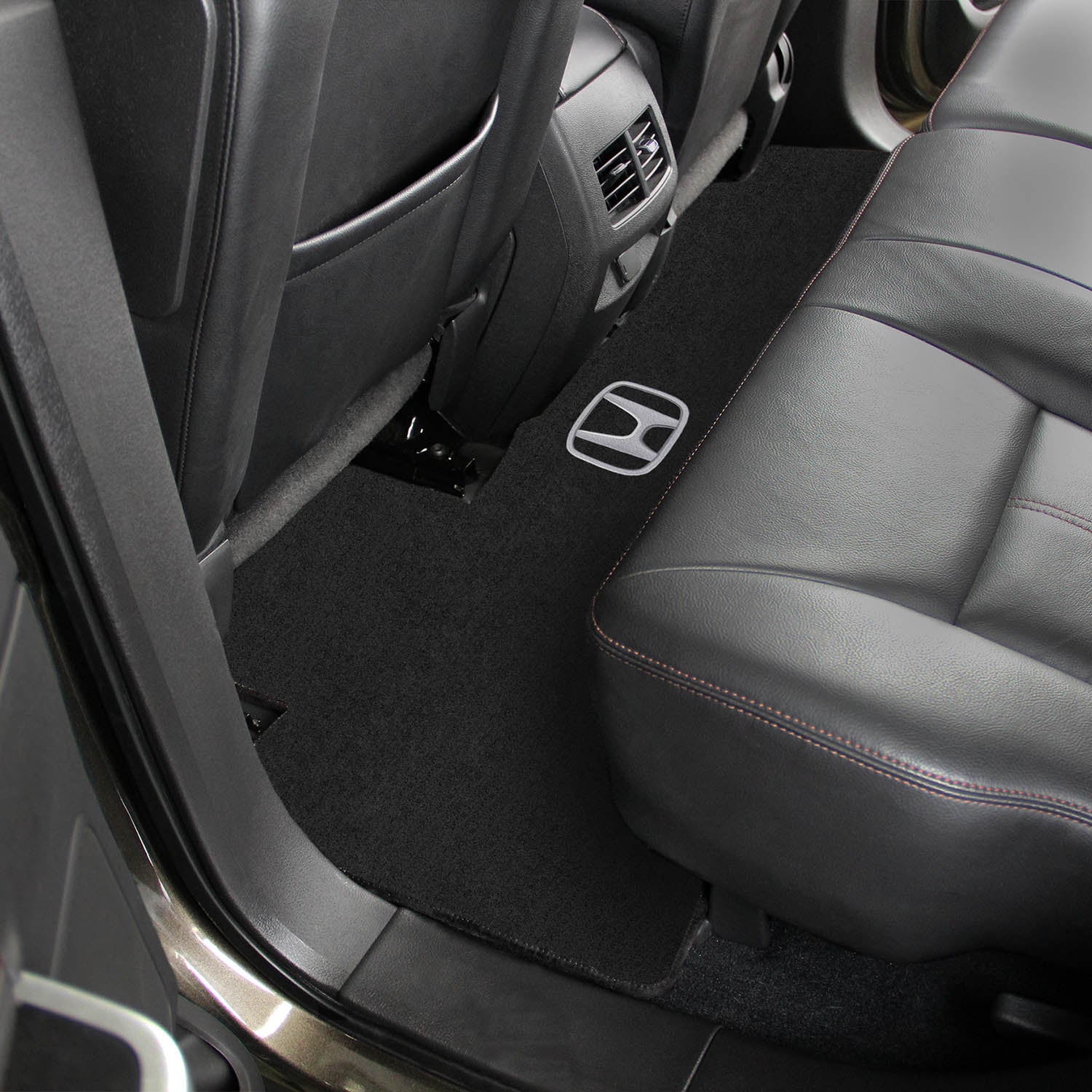 Lloyd Mats 620167 2012-On CRV 2nd Seat Ebony Velourtex with H Silver Logo Mats