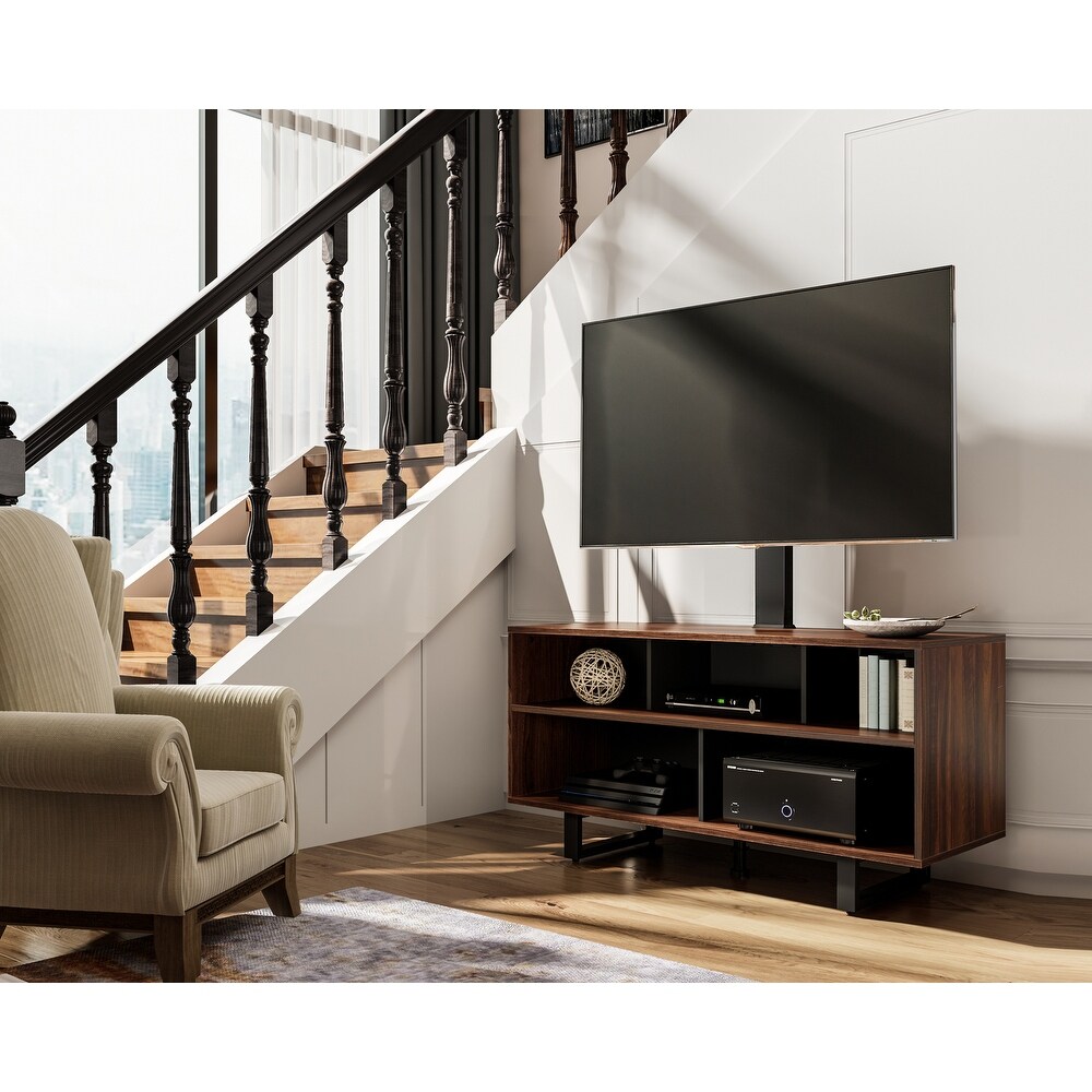 FITUEYES Swivel Floor TV Stand For 32\