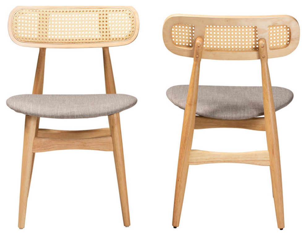 Nirmala Dining Collection   Midcentury   Dining Chairs   by Baxton Studio  Houzz