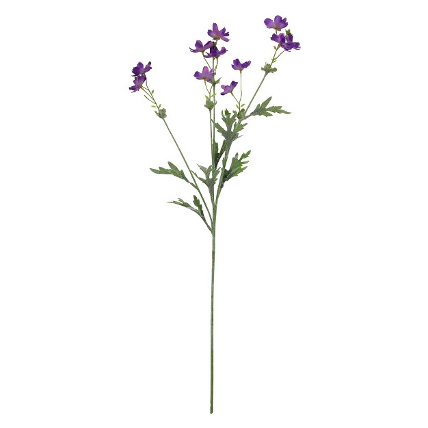 Purple Baby Cosmos Artificial Silk Floral Spray