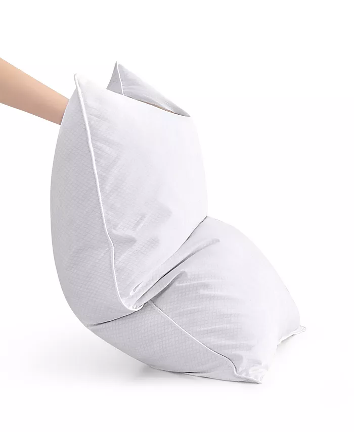 UNIKOME 2 Pack PCM Cooling Goose Down Feather Pillows， Standard Queen