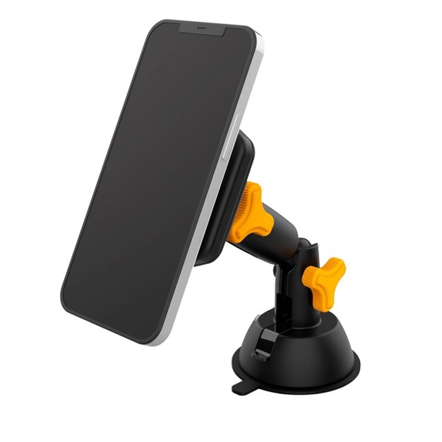 Armor All Wireless Charging Magnetic Phone Mount With Suction Cup