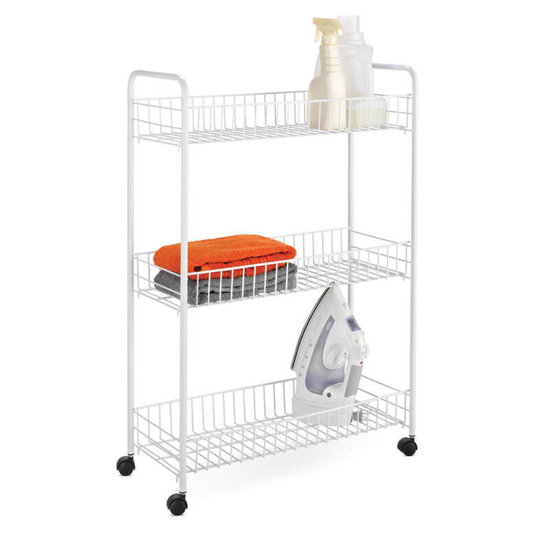 Honey-Can-Do 31-1/4 in. H X 7-7/8 in. W X 16 in. D Utility Cart