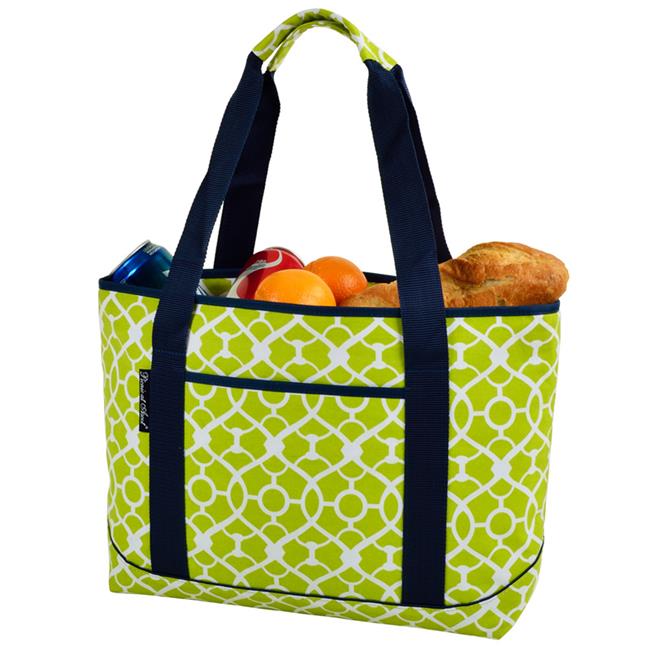 Picnic at Ascot 346-TG Trellis Green Large Insulated Tote - Trellis Green