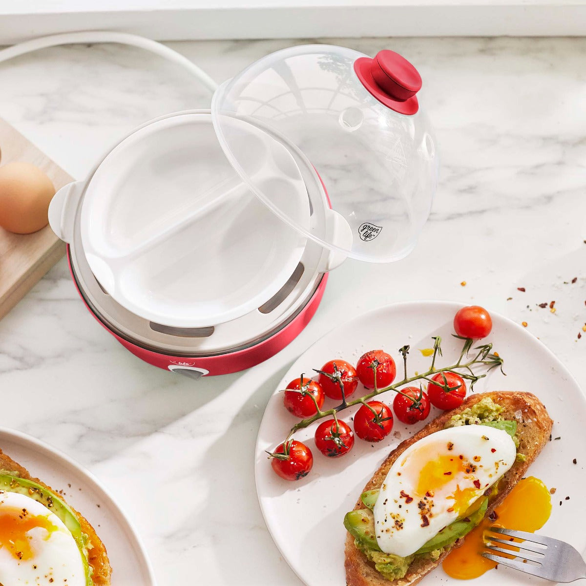 GreenLife Egg Maker | Red