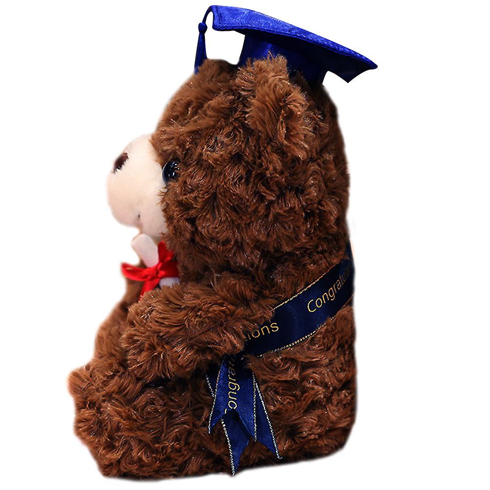 Graduation Plush Bear Stuffed Graduation Bear Animal Graduation Cap Plush Bear Toy