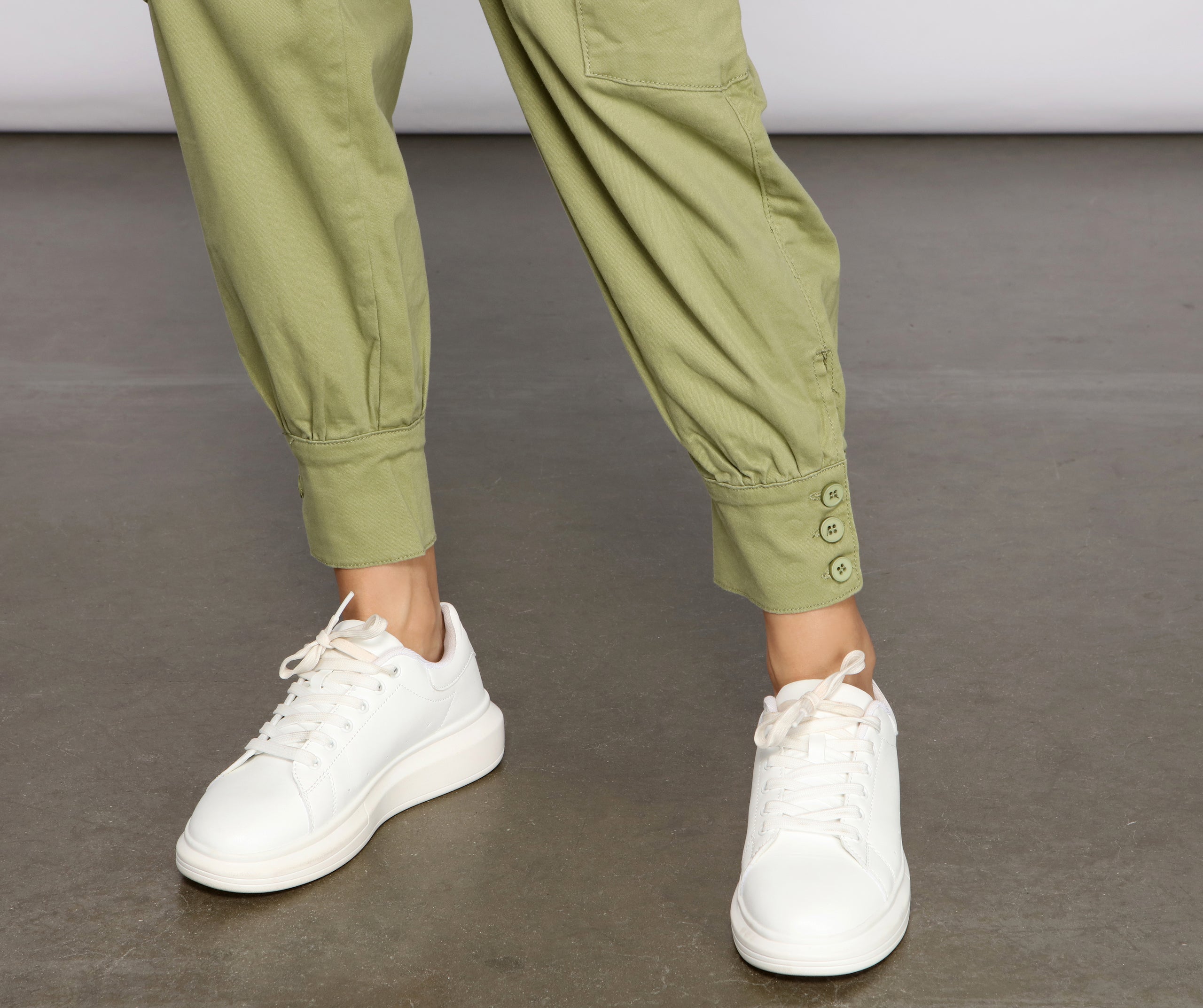 Boldly Belted Cargo Joggers