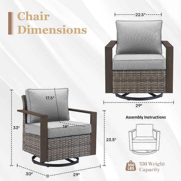 Outdoor Swivel Rocker Chair